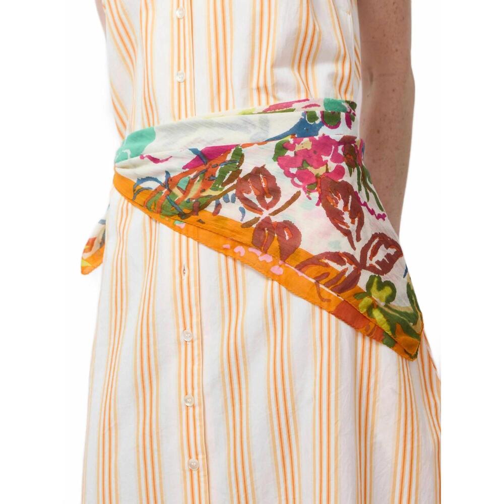 NEW EPICE women's watercolor garden scarf in multi